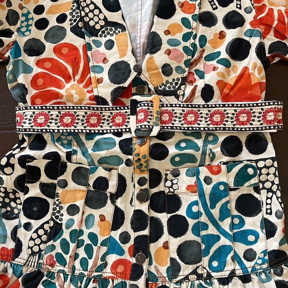 NWT FARM Rio Mushroom Forest Canvas Dress Size S - Picture 8 of 8
